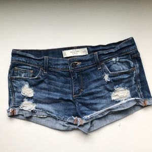 Abercrombie perfect stretch cutoff shorts